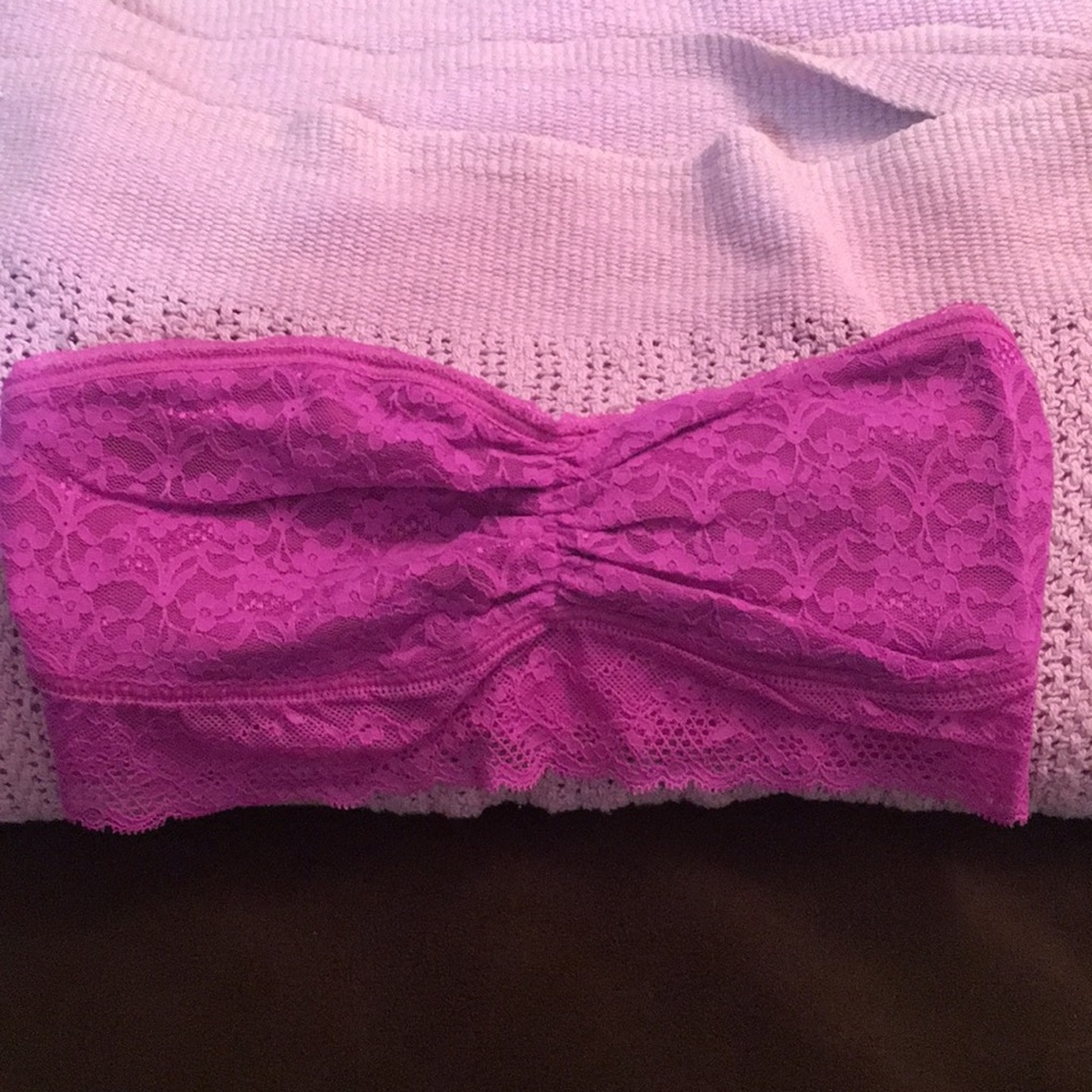 Aerie lace bandeau in purple!